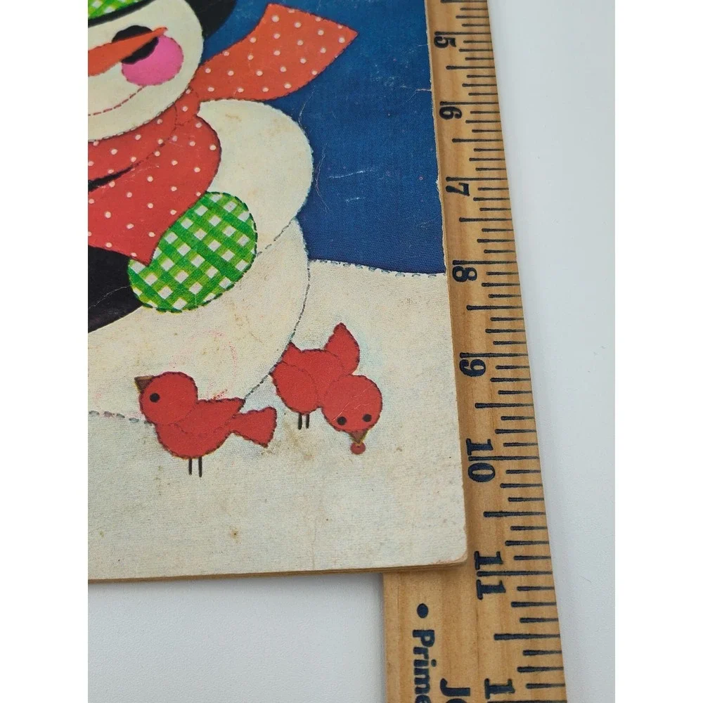 MR. SNOWMAN VTG Coloring Book Christmas 1982‎ Whitman collectible SEE
